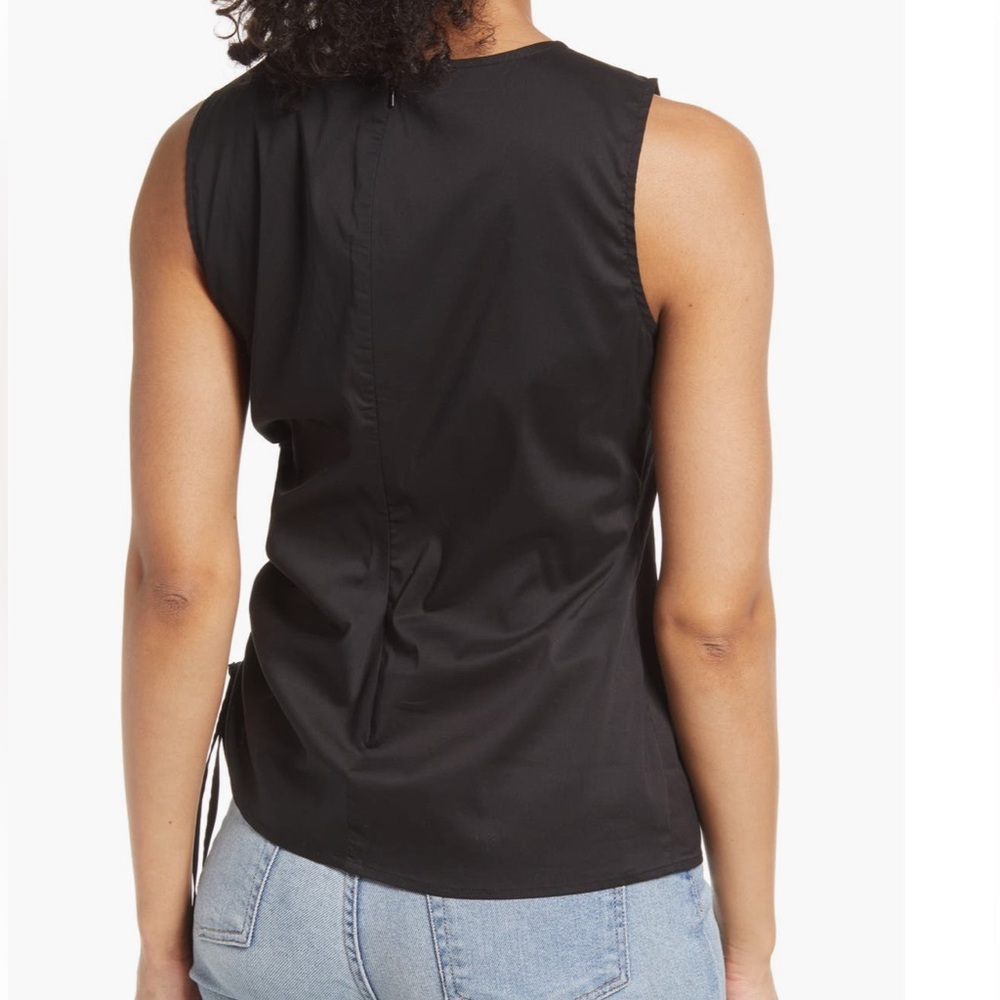 HALOGEN POPLIN TOP - Picture 2 of 7